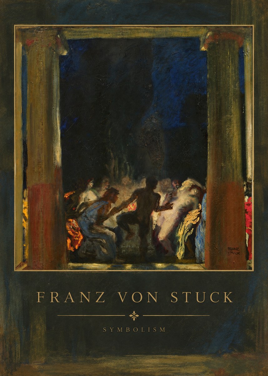 Franz von Stuck Bacchic Revel No4 - Poszter