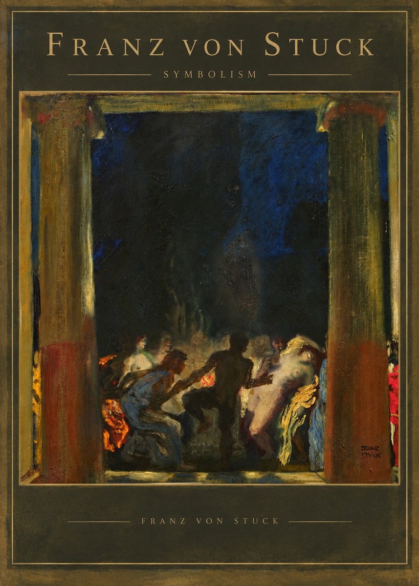 Franz von Stuck Bacchic Revel No5 - Poszter