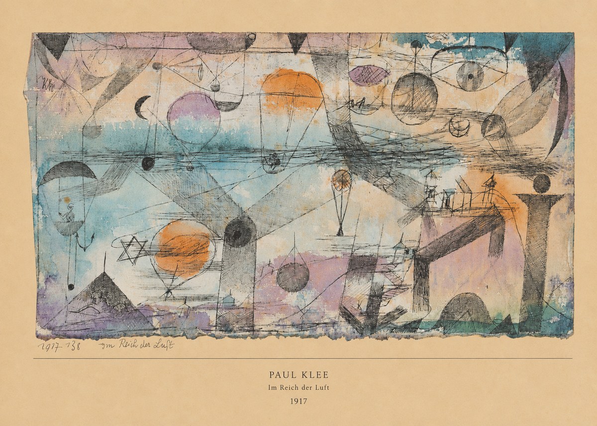 Paul Klee Im Reich Der Luft No5 - Poszter