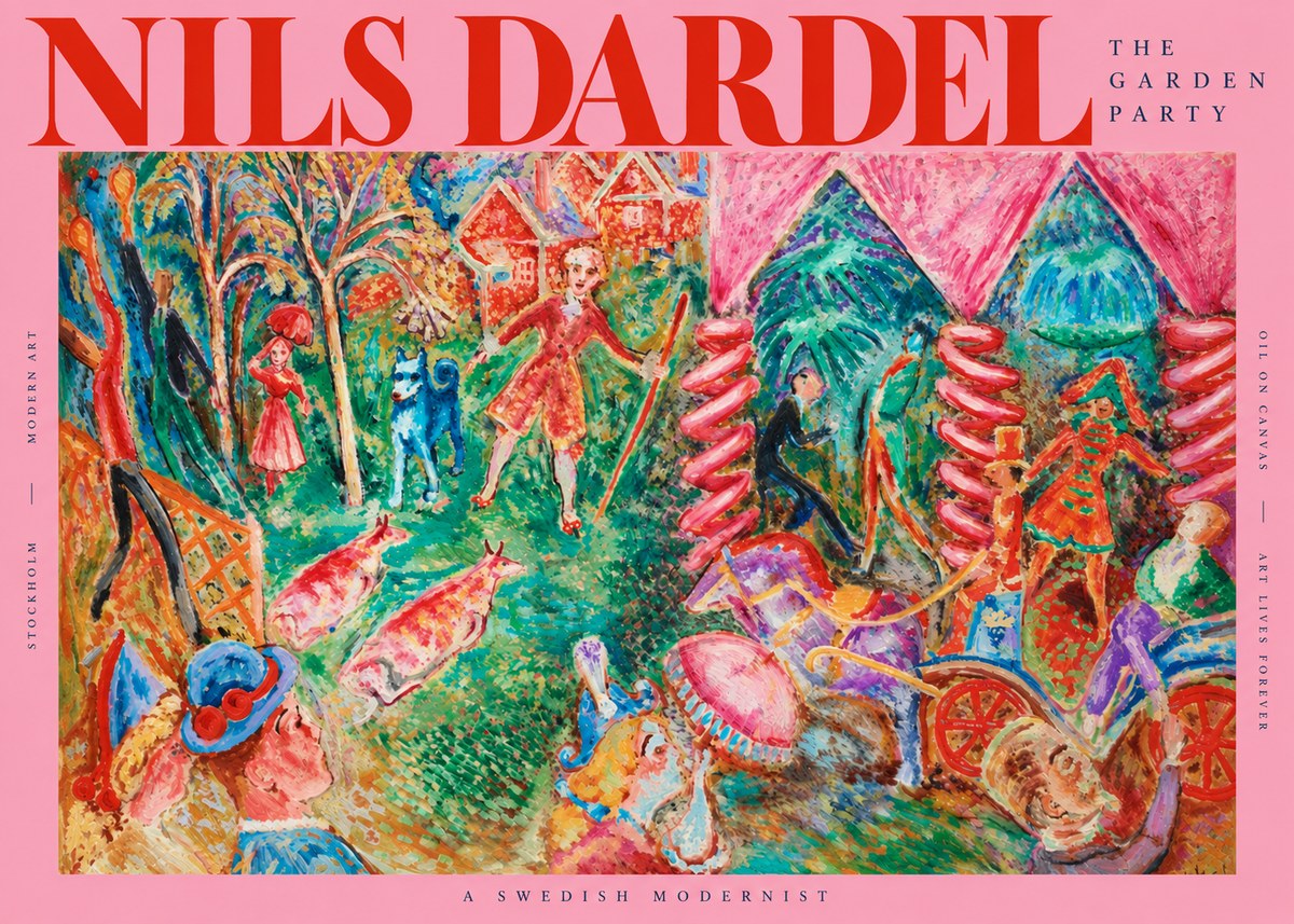 Nils Dardel The Garden Party No2 - Poszter
