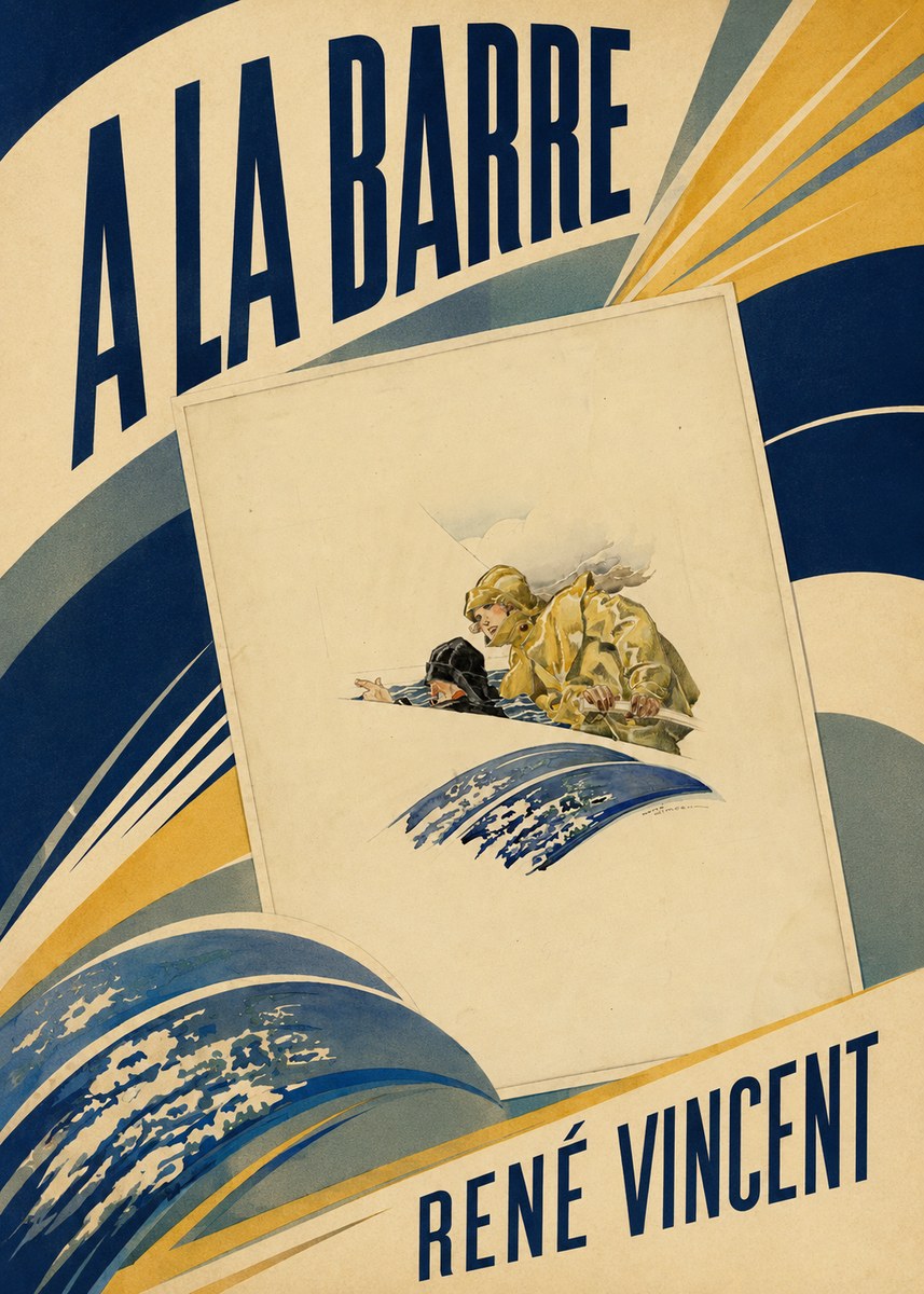 René Vincent A La Barre No5 - Poszter