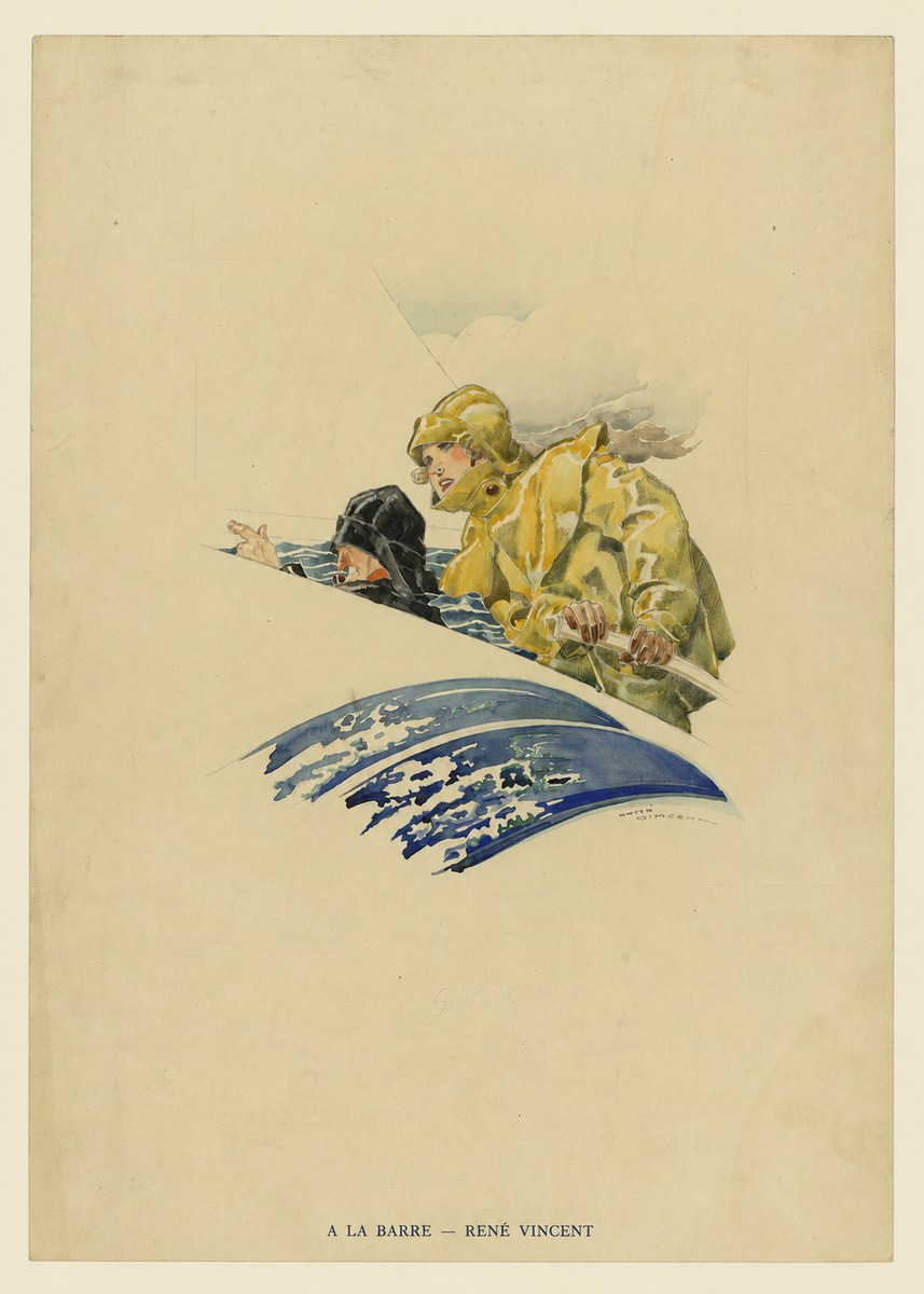 René Vincent A La Barre No6 - Poszter