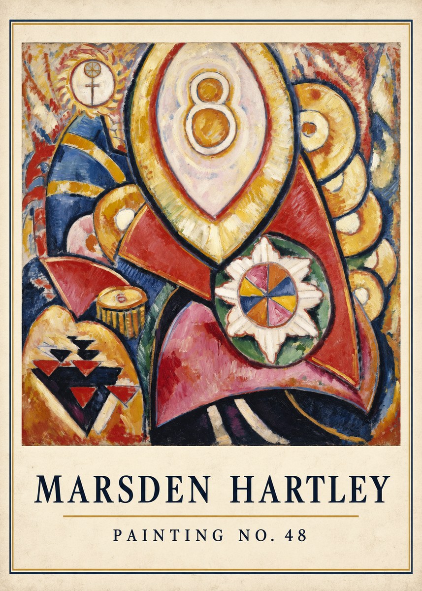 Marsden Hartley Painting No. 48 No4 - Poszter