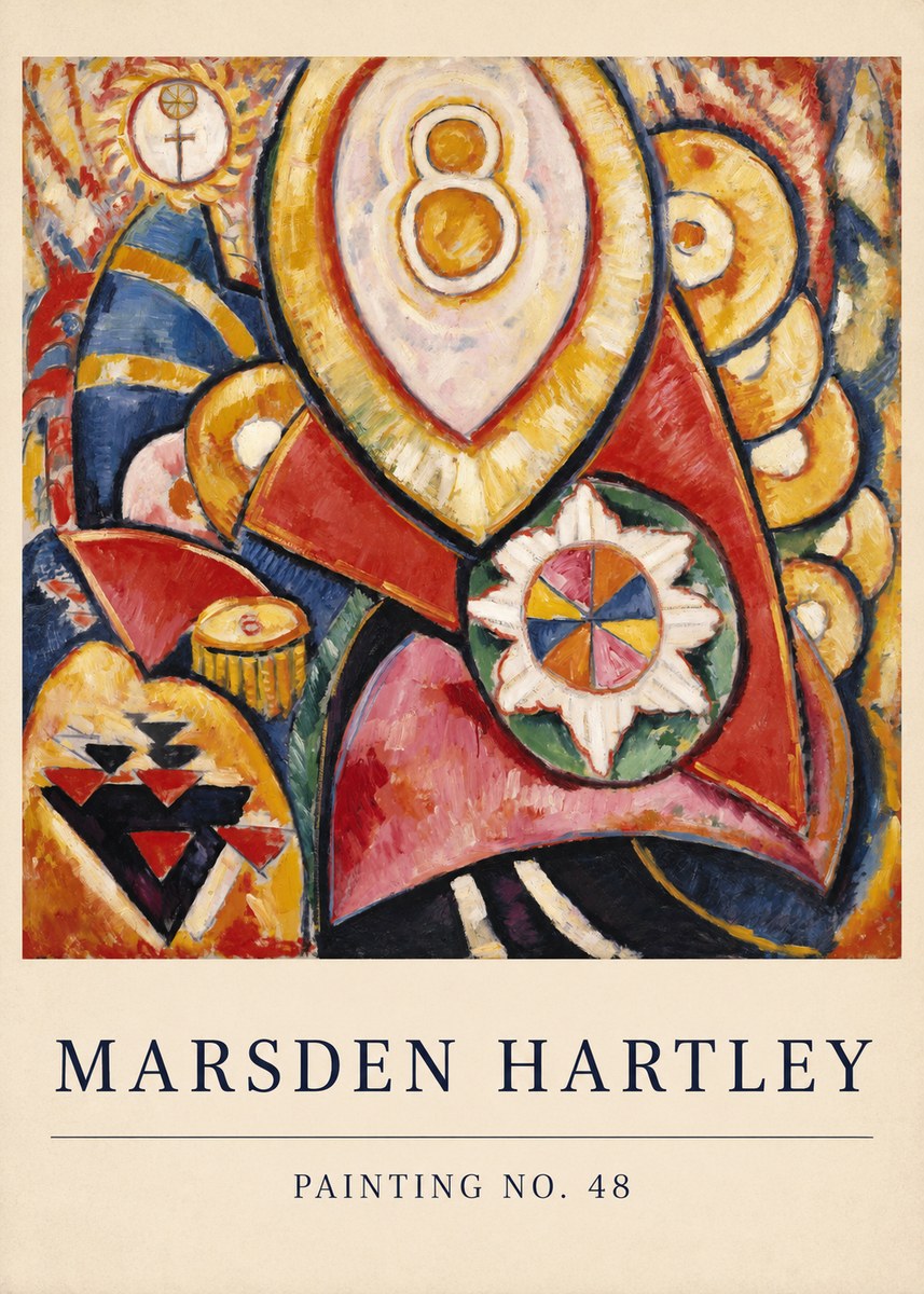 Marsden Hartley Painting No. 48 No6 - Poszter