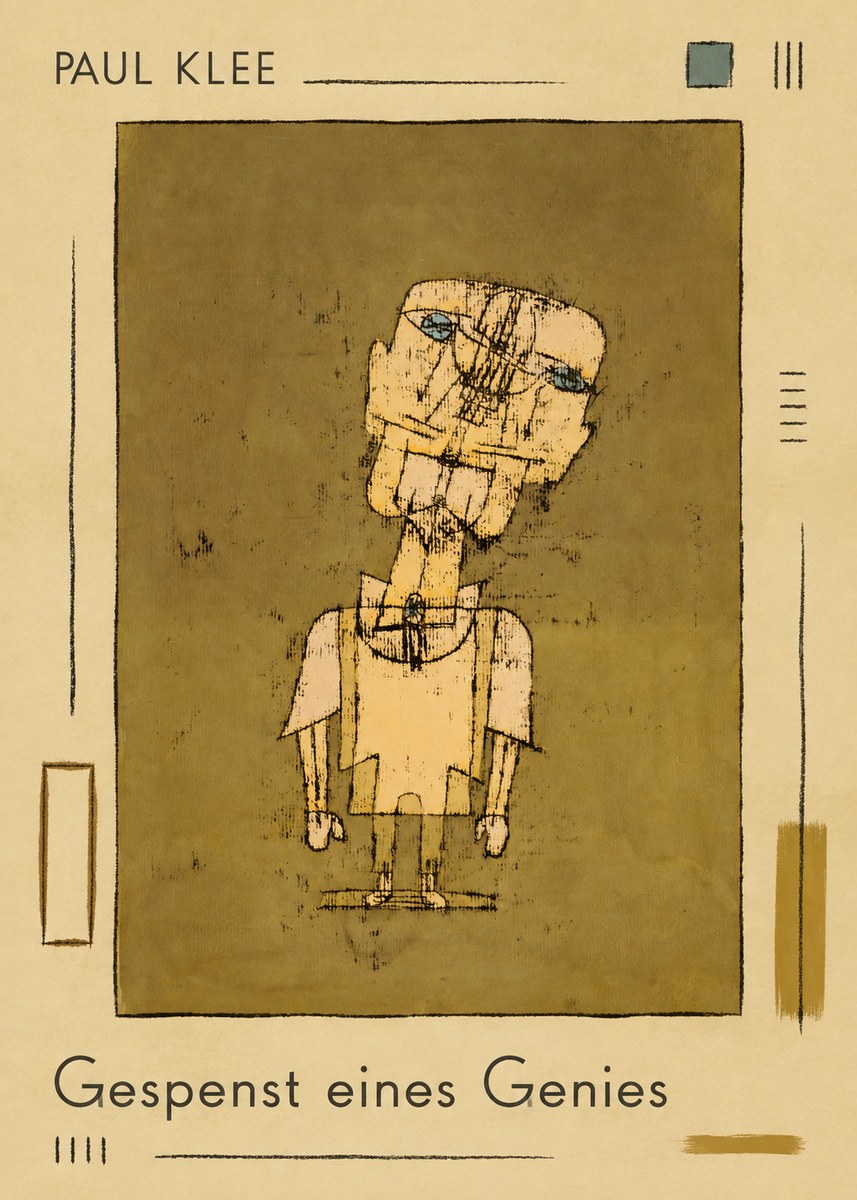 Paul Klee Gespenst Eines Genies No3 - Poszter