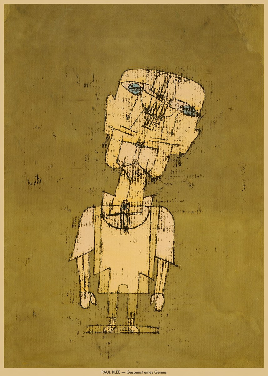 Paul Klee Gespenst Eines Genies No6 - Poszter