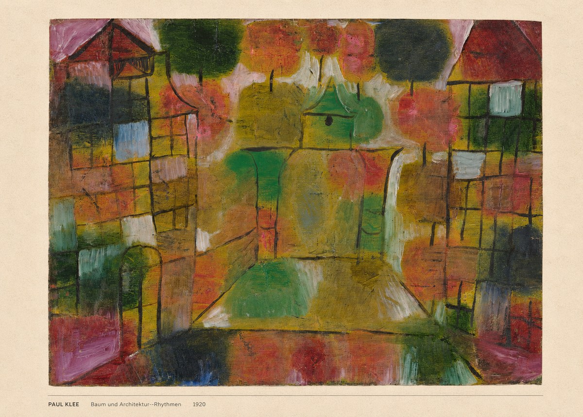Paul Klee Baum Und Architektur--rhythmen No6 - Poszter
