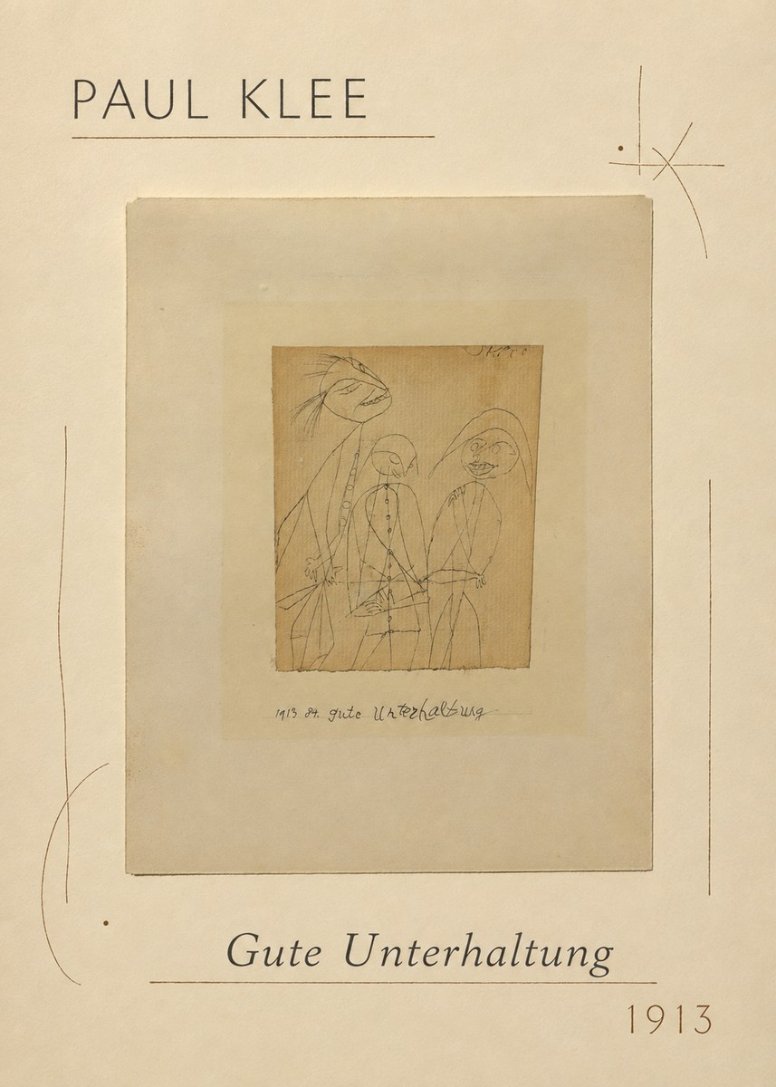 Paul Klee Gute Unterhaltung No1 - Poszter