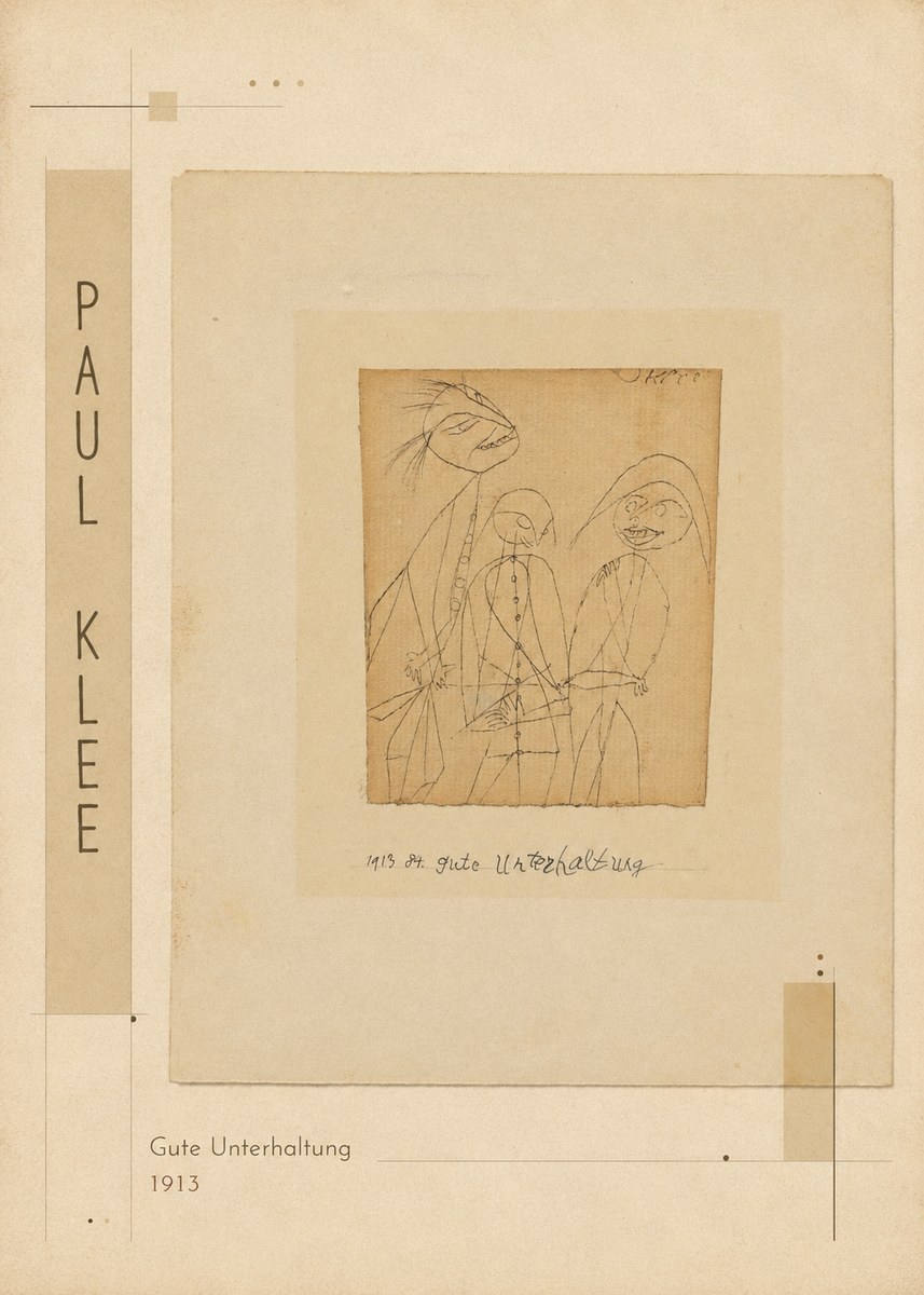 Paul Klee Gute Unterhaltung No2 - Poszter