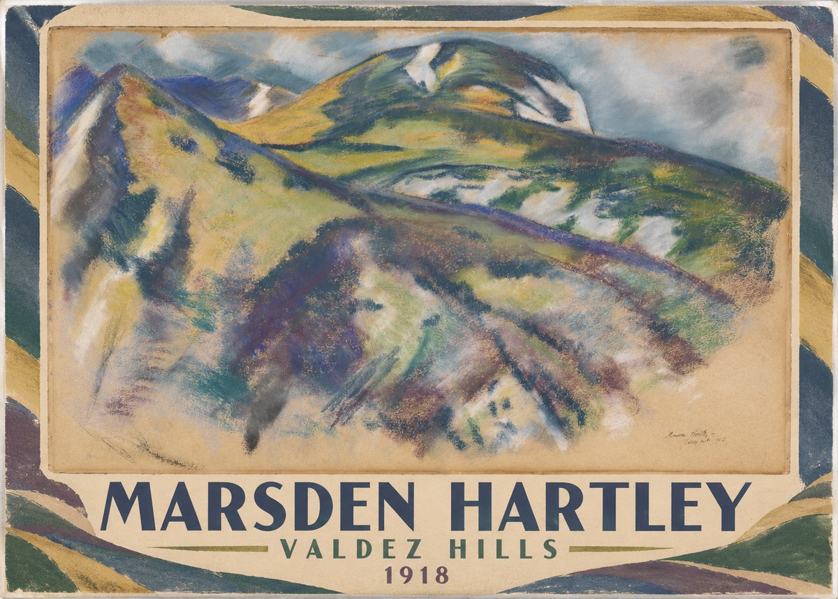 Marsden Hartley Valdez Hills No1 - Poszter