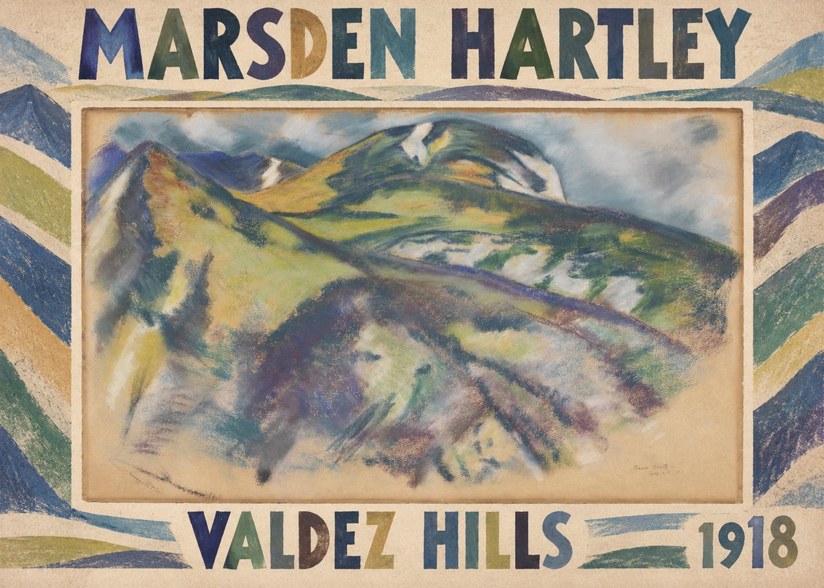 Marsden Hartley Valdez Hills No2 - Poszter
