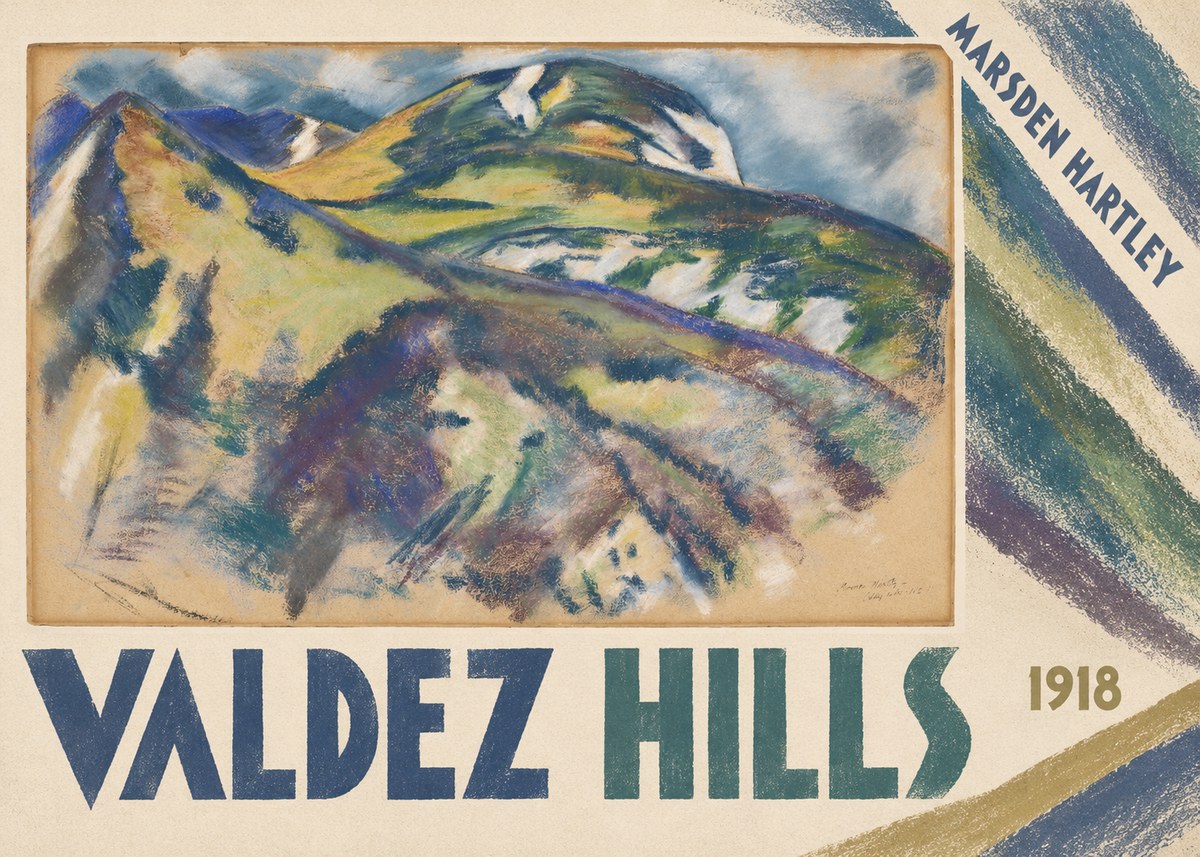 Marsden Hartley Valdez Hills No4 - Poszter