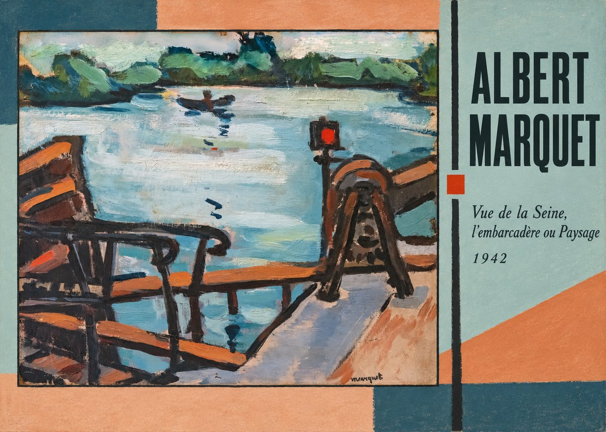 Albert Marquet Vue De La Seine, L'embarcadère Ou Paysage No2 - Poszter