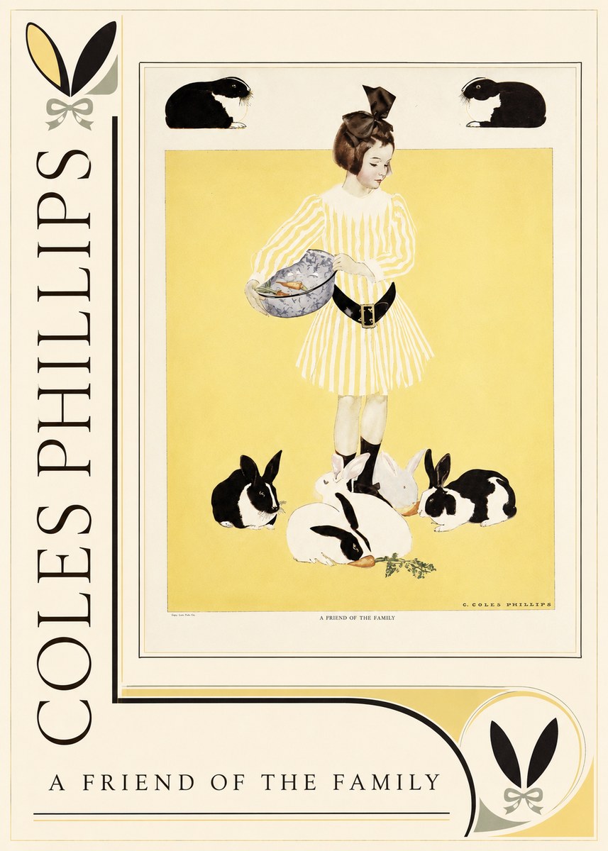 Coles Phillips A Friend of the Family No2 - Poszter