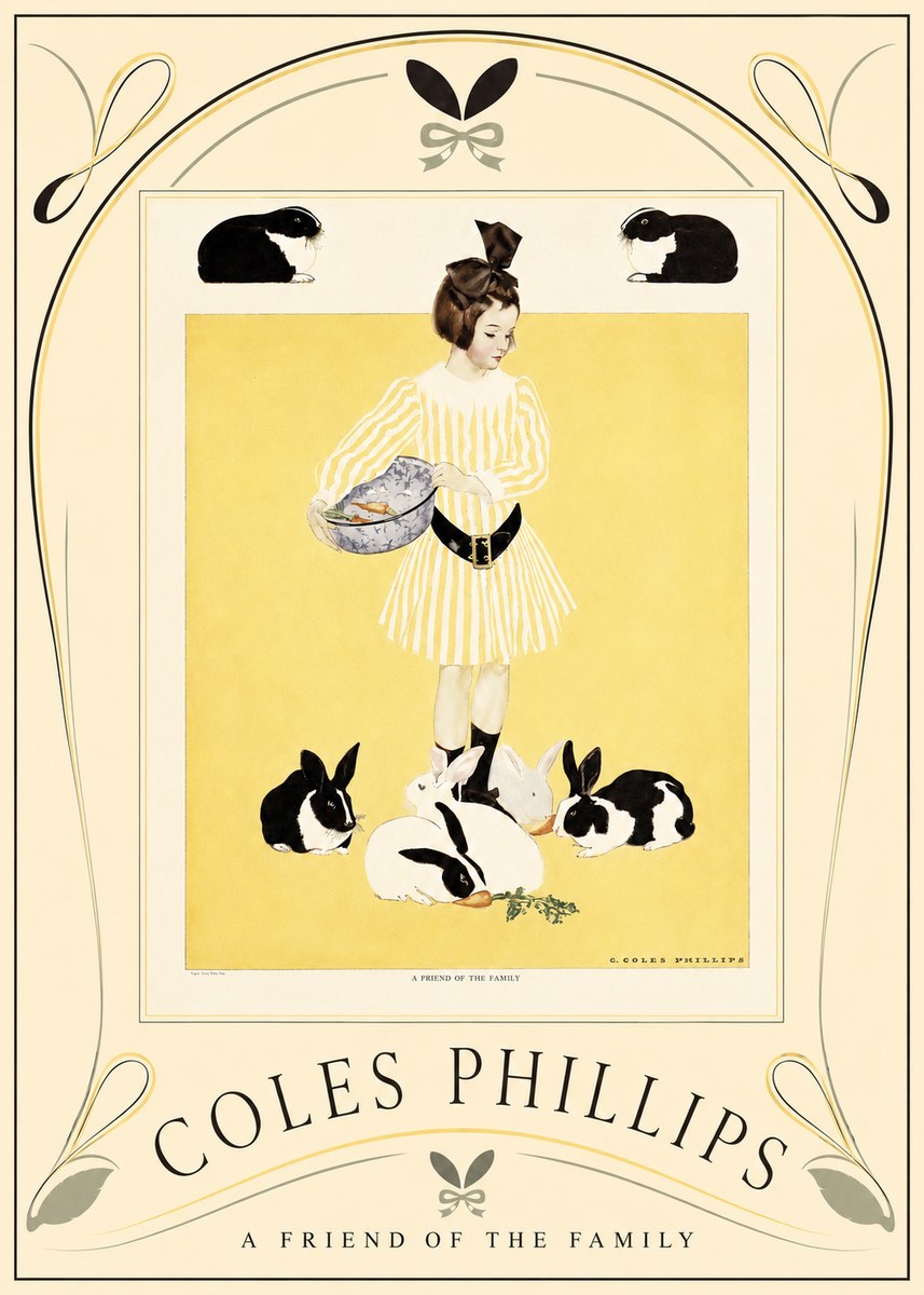 Coles Phillips A Friend of the Family No3 - Poszter