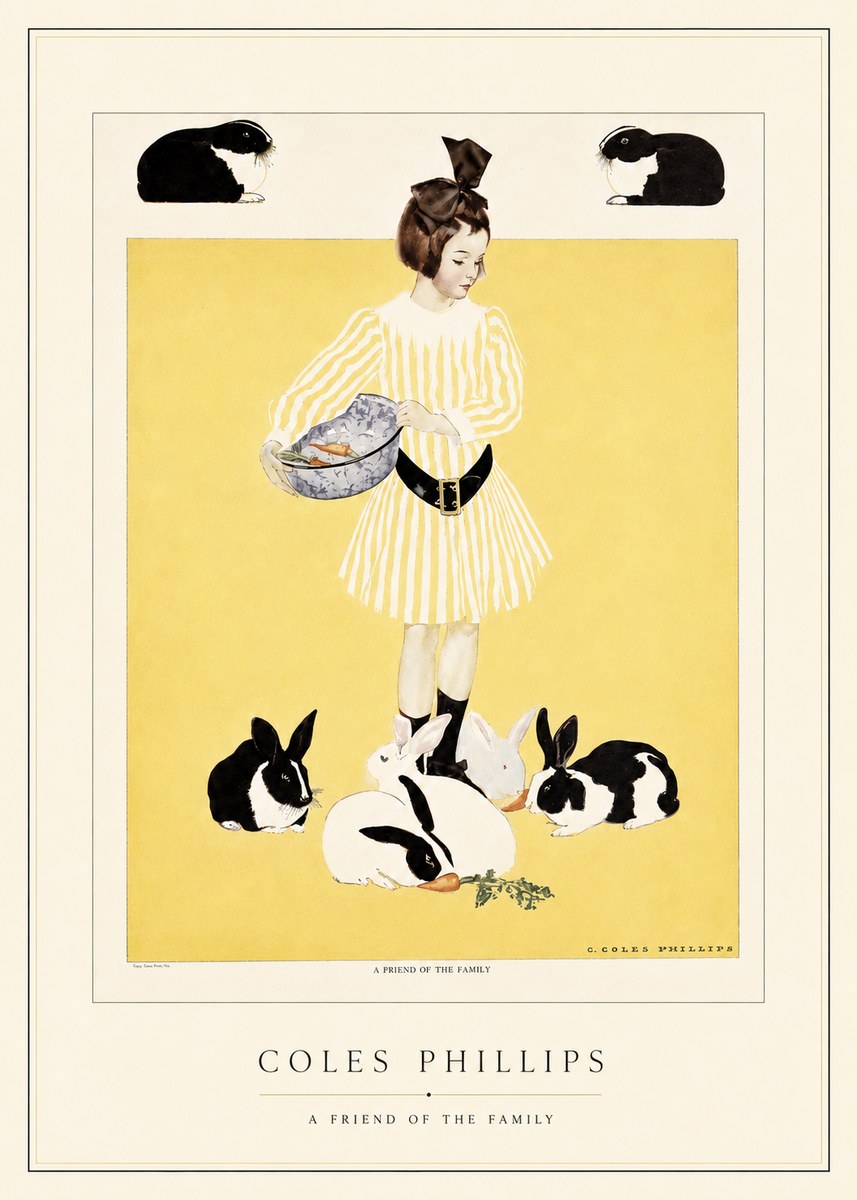 Coles Phillips A Friend of the Family No4 - Poszter