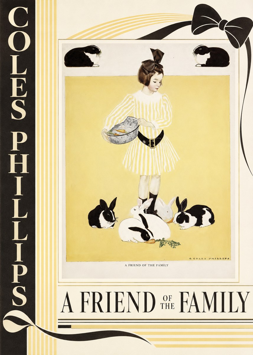 Coles Phillips A Friend of the Family No6 - Poszter