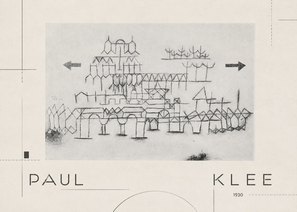 Paul Klee Architektur No2 - Poszter