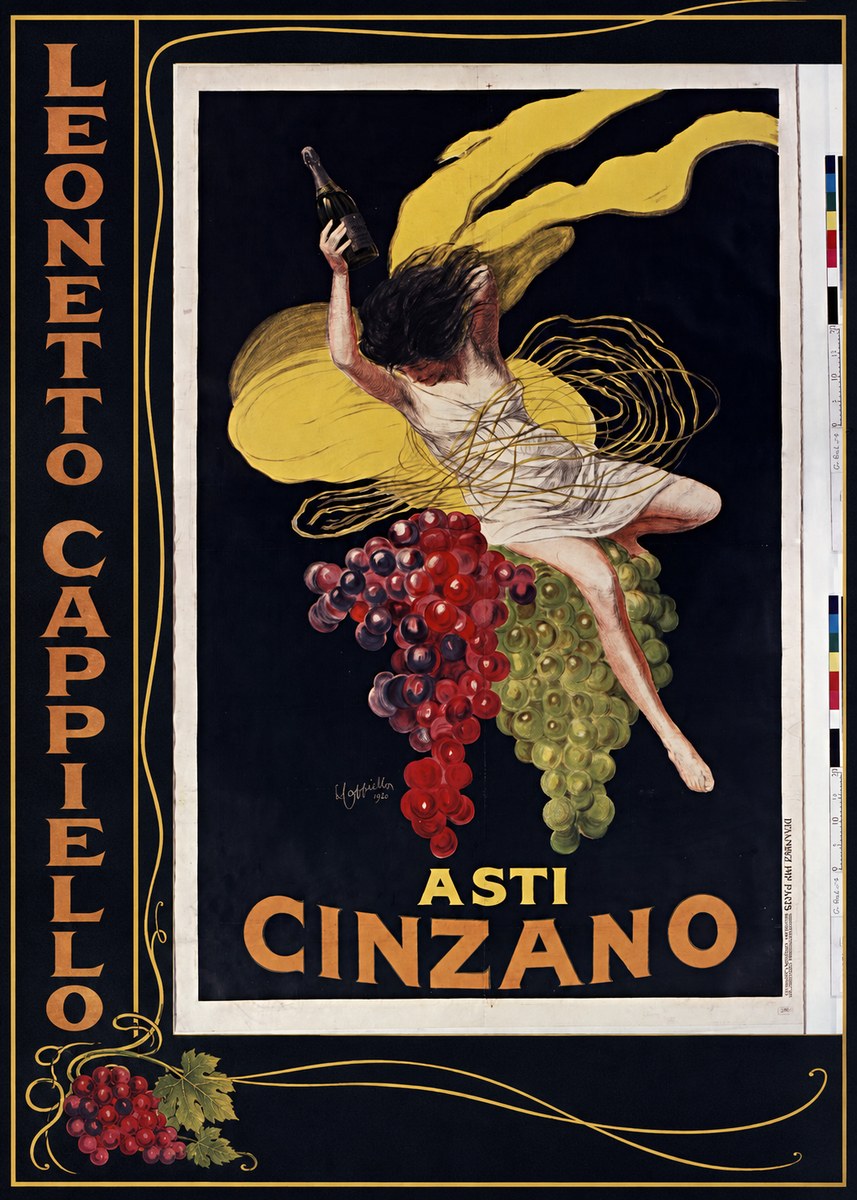 Leonetto Cappiello Asti Cinzano I No2 - Poszter