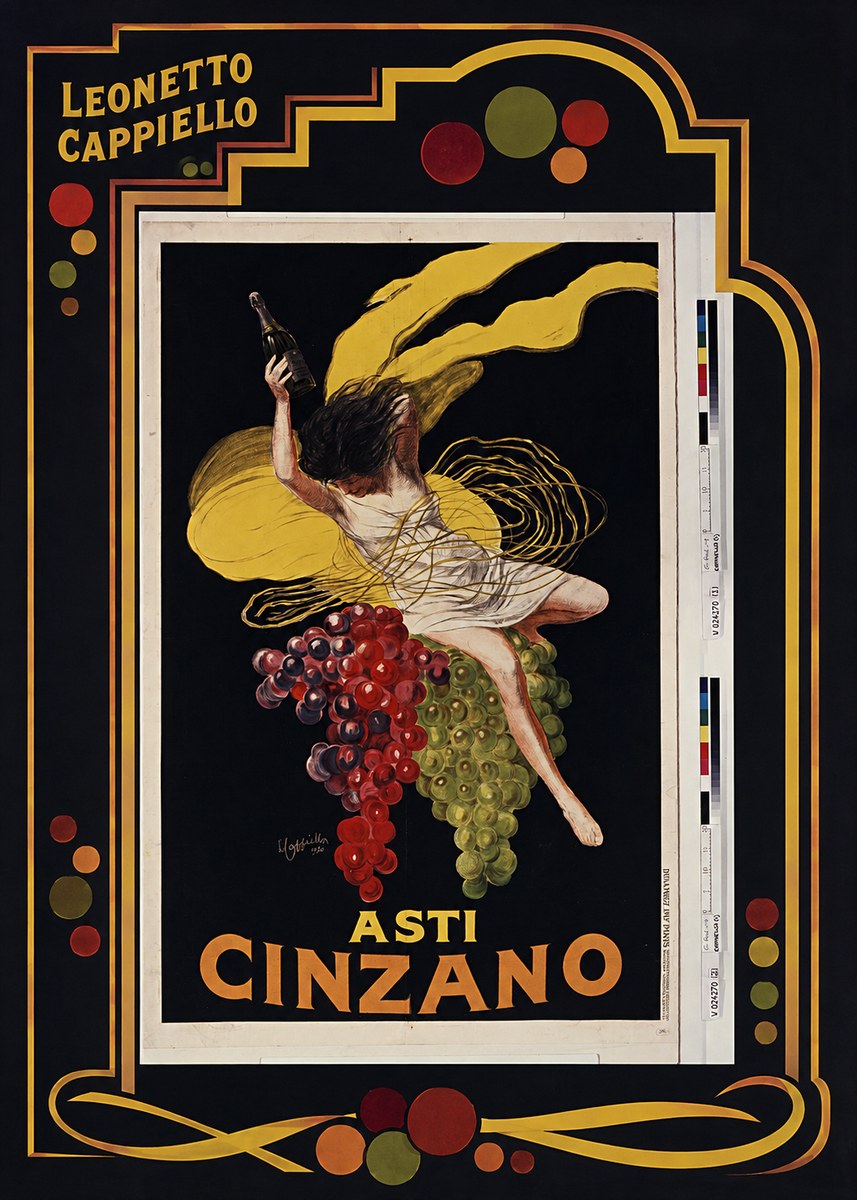 Leonetto Cappiello Asti Cinzano I No5 - Poszter