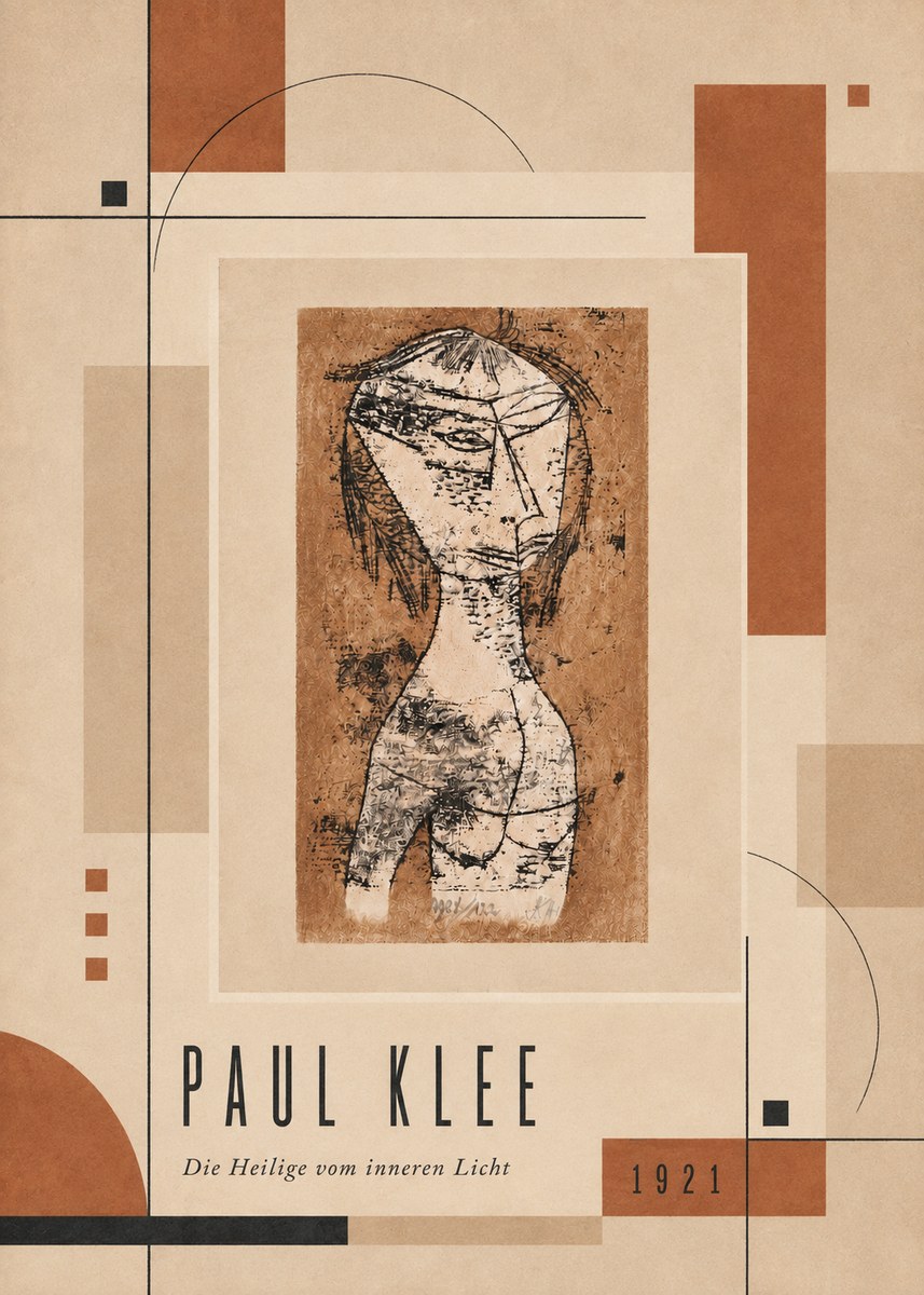 Paul Klee Die Heilige Vom Inneren Licht I No4 - Poszter