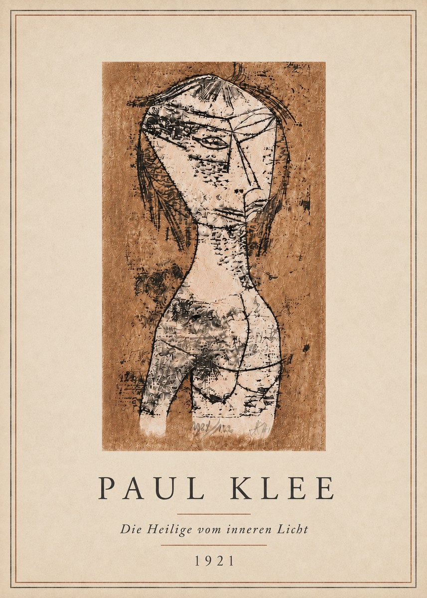 Paul Klee Die Heilige Vom Inneren Licht I No5 - Poszter