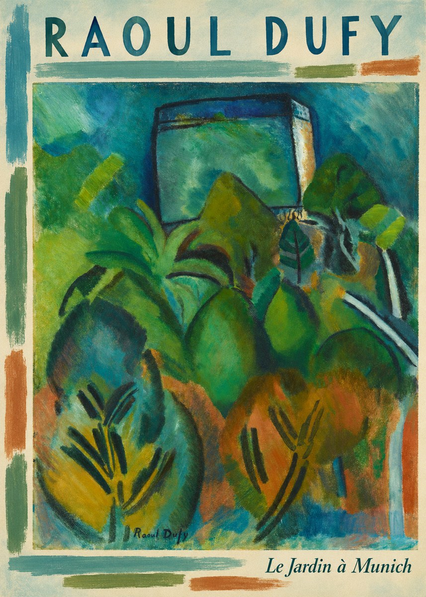 Raoul Dufy Le Jardin À Munich No5 - Poszter