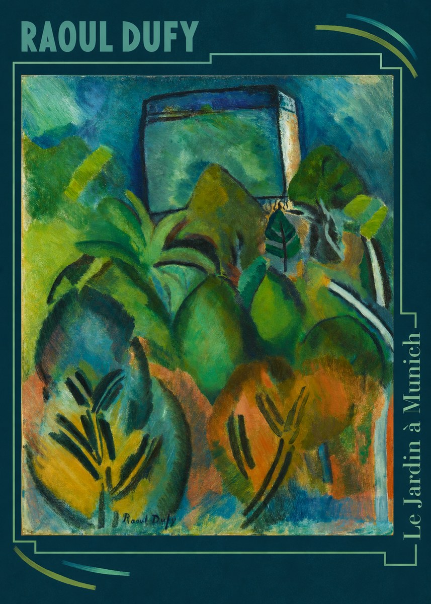 Raoul Dufy Le Jardin À Munich No6 - Poszter