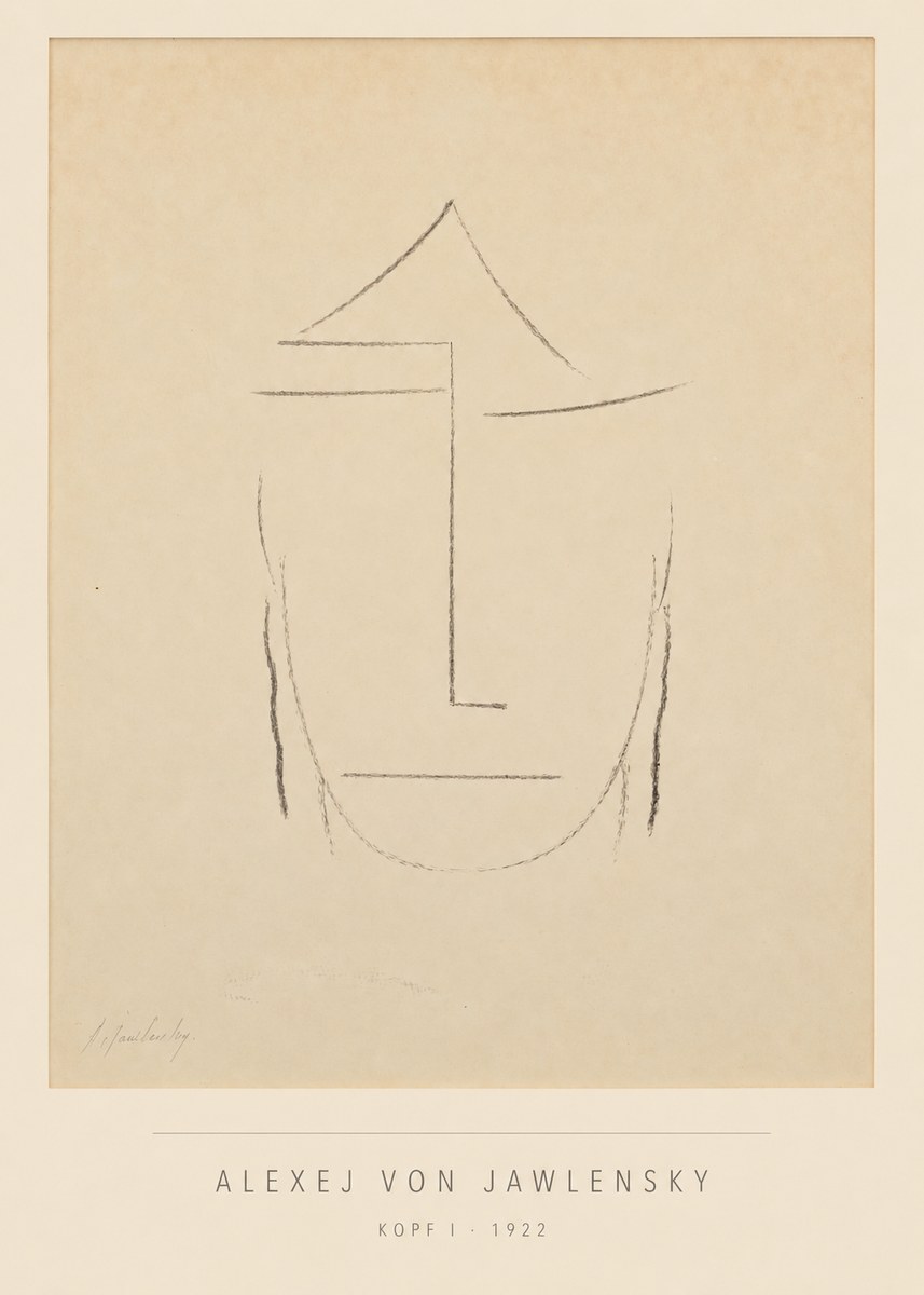 Alexej von Jawlensky Kopf I No5 - Poszter