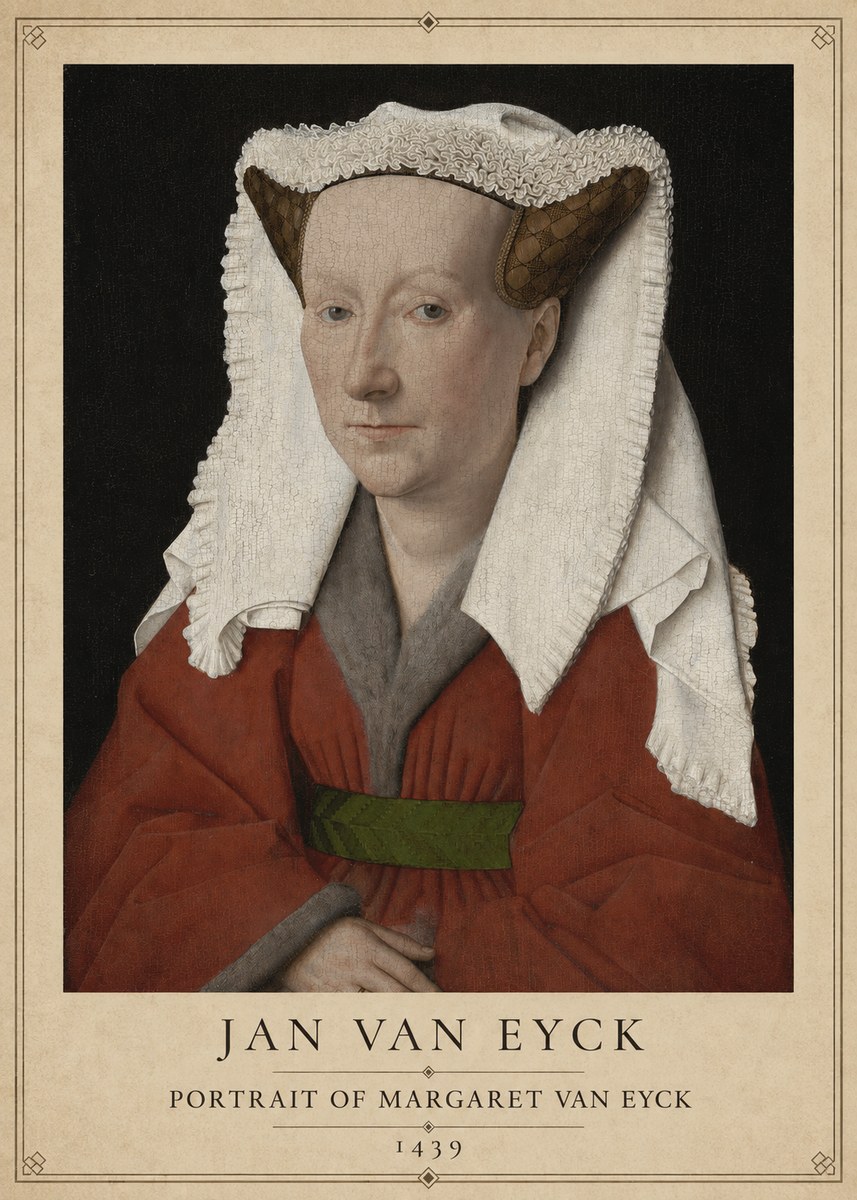 Jan van Eyck Portrait of Margaret Van Eyck I No1 - Poszter