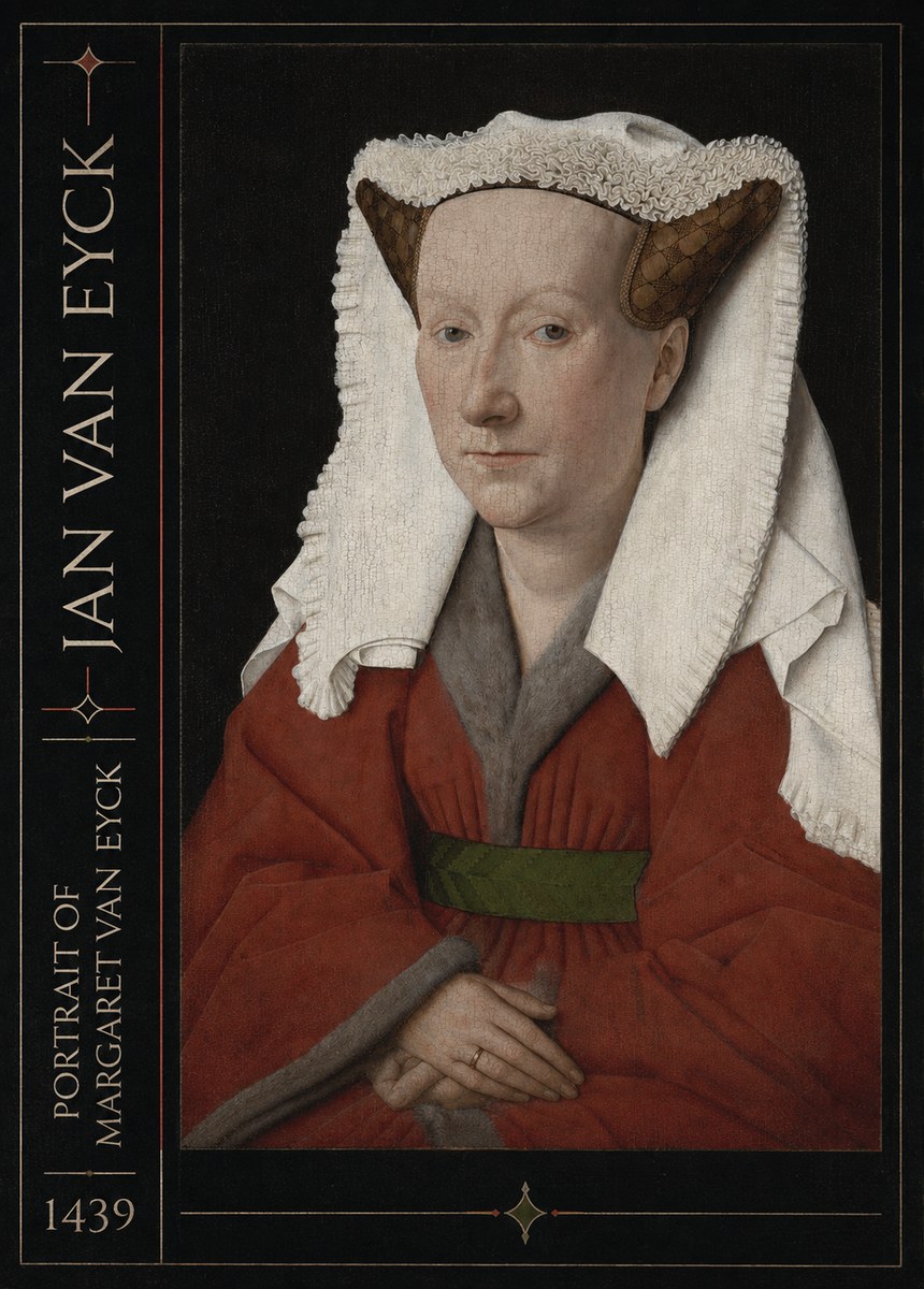 Jan van Eyck Portrait of Margaret Van Eyck I No2 - Poszter