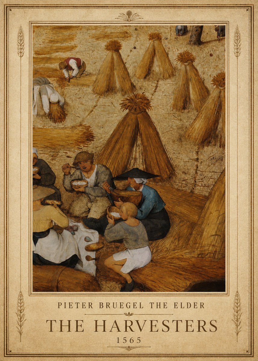 Pieter Bruegel The Harvesters I No1 - Poszter
