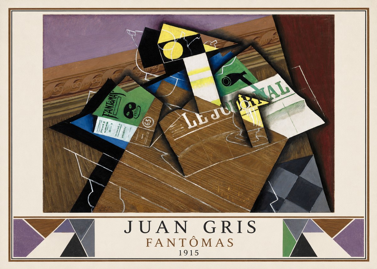 Juan Gris Fantômas II No1 - Poszter