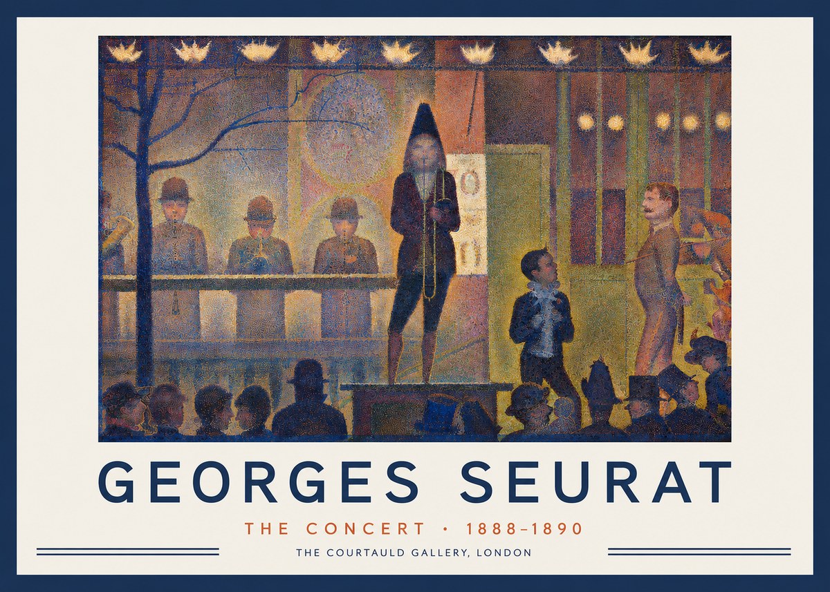 Seurat The Concert No2 - Poszter