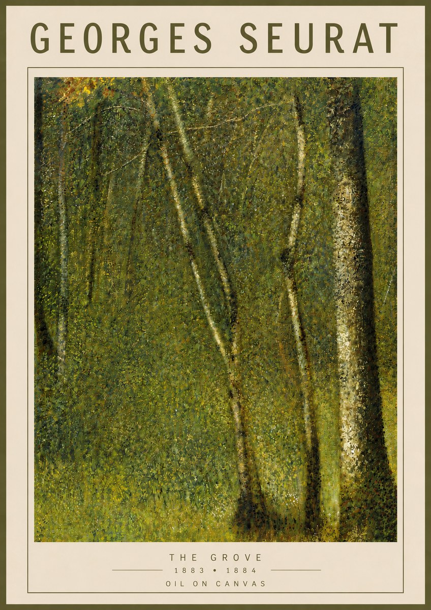 Seurat The Grove No4 - Poszter