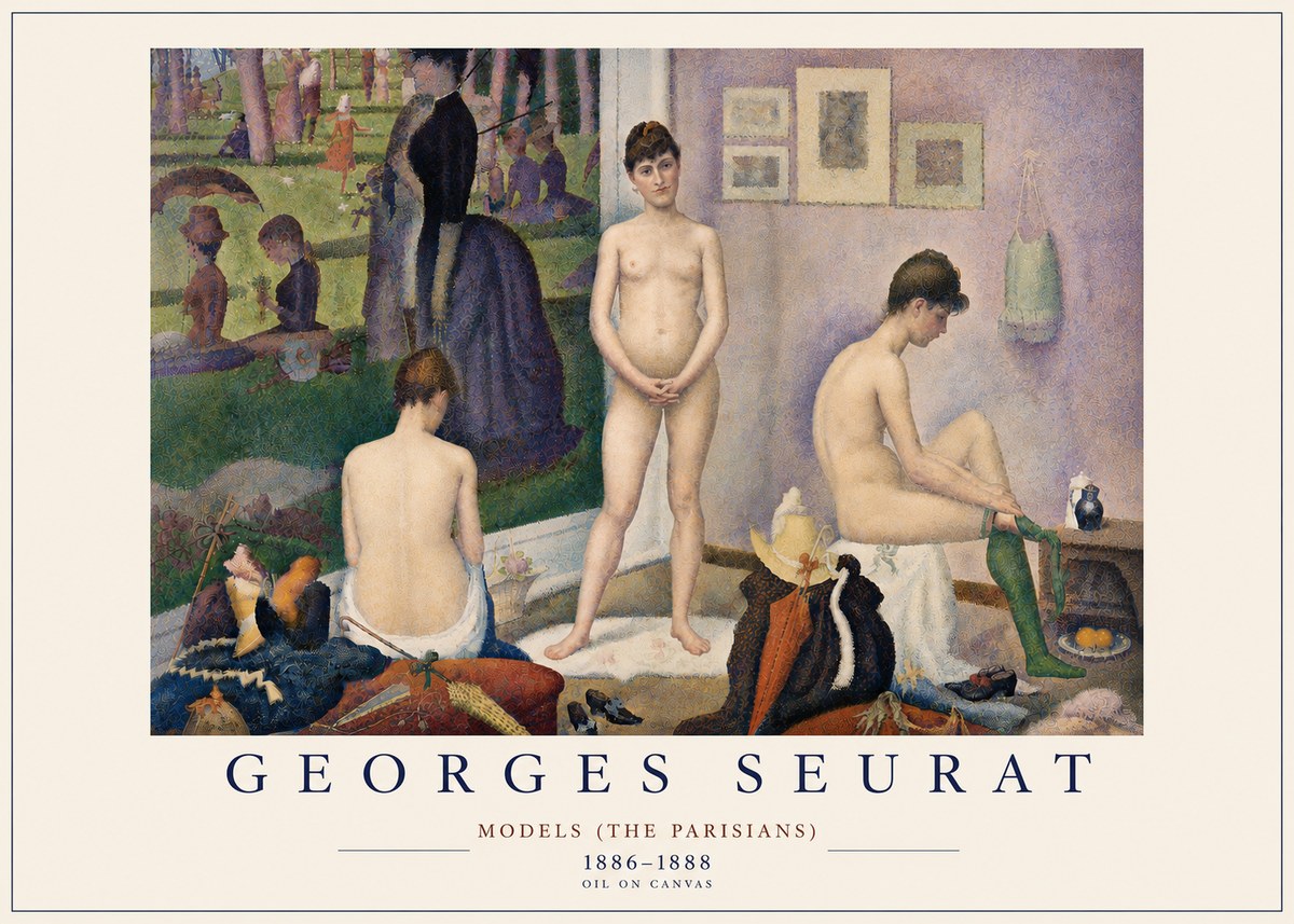 Seurat Models (the Parisians) No6 - Poszter