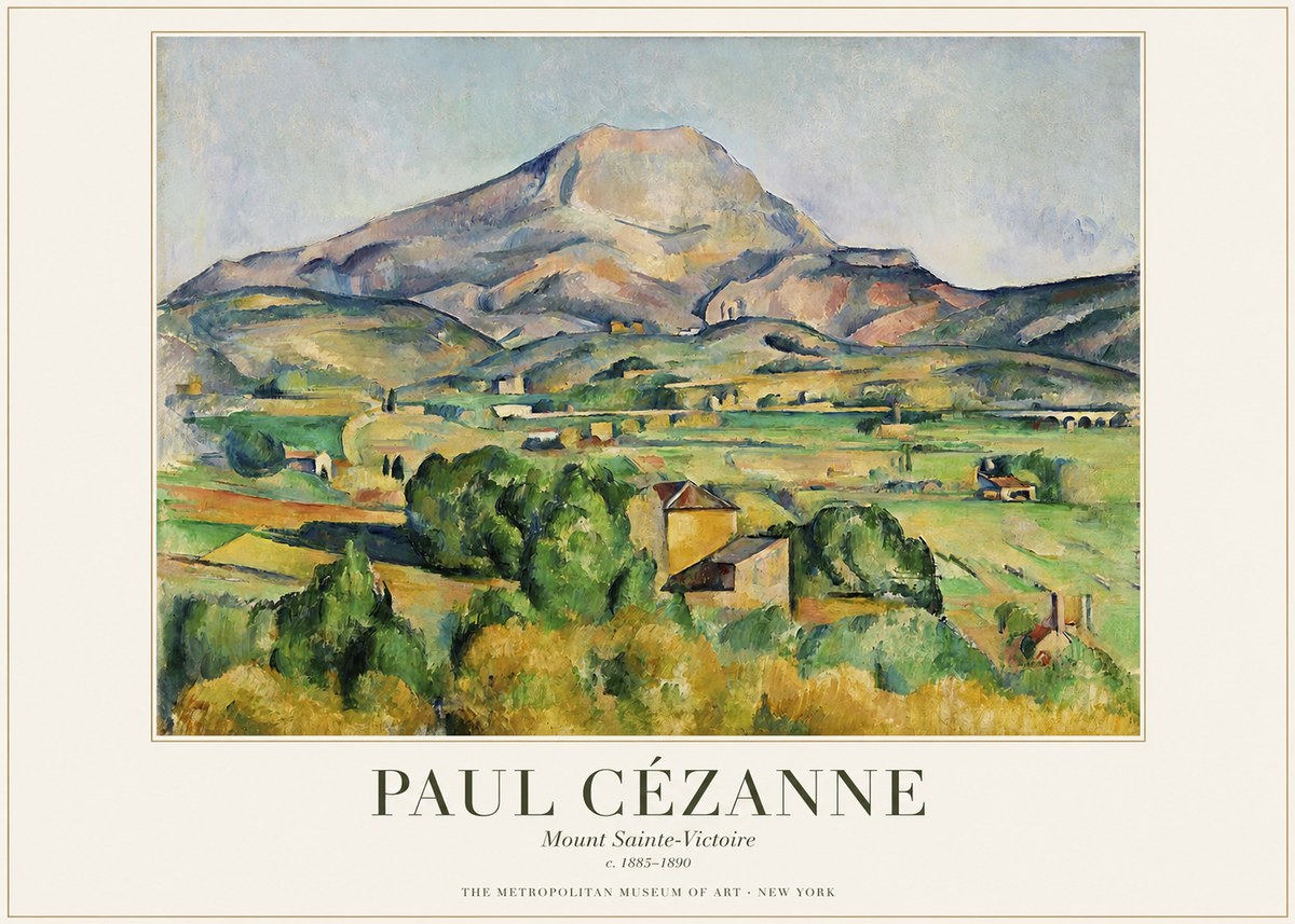 Paul Cézanne Mount Sainte-victoire No1 - Poszter