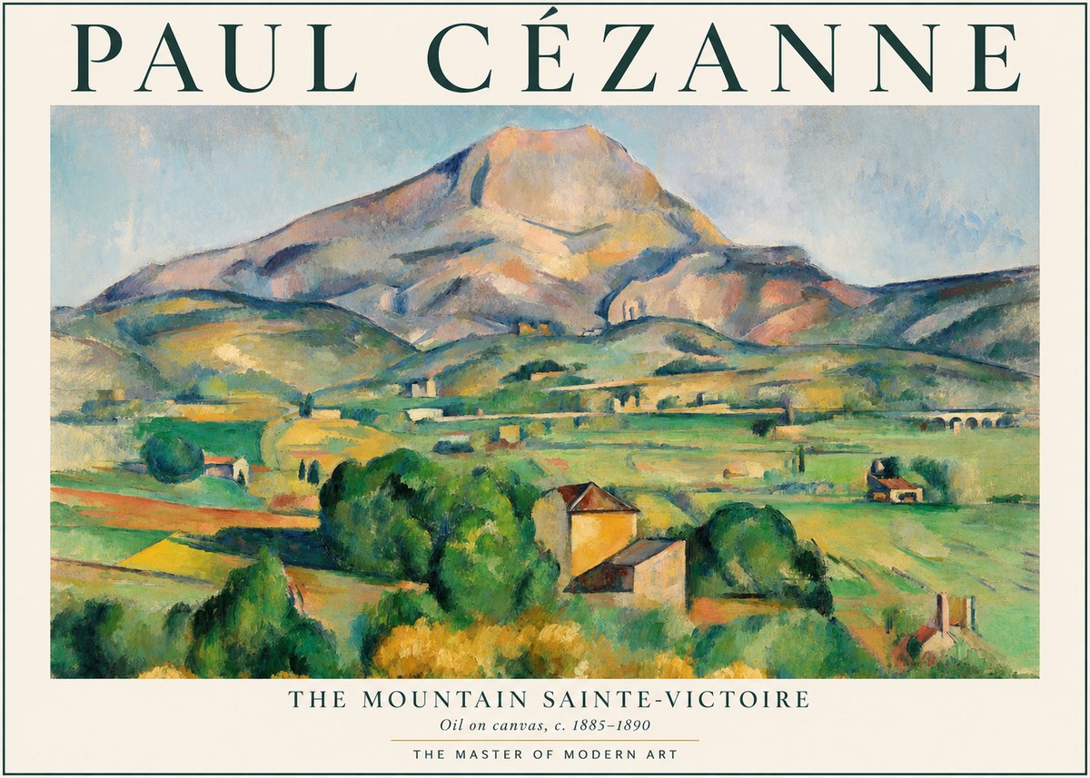 Paul Cézanne Mount Sainte-victoire No2 - Poszter