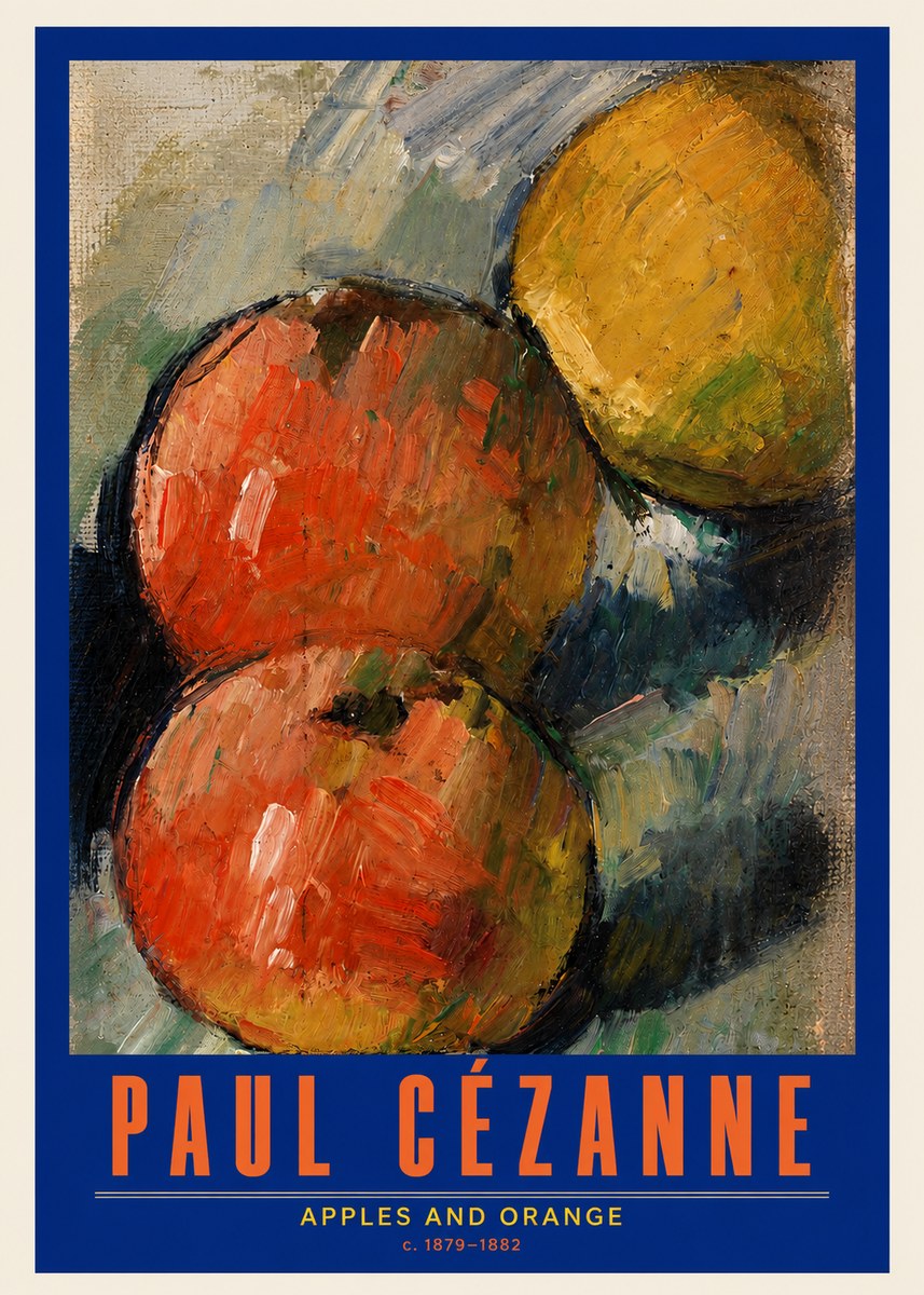 Paul Cézanne Apples and Orange No2 - Poszter