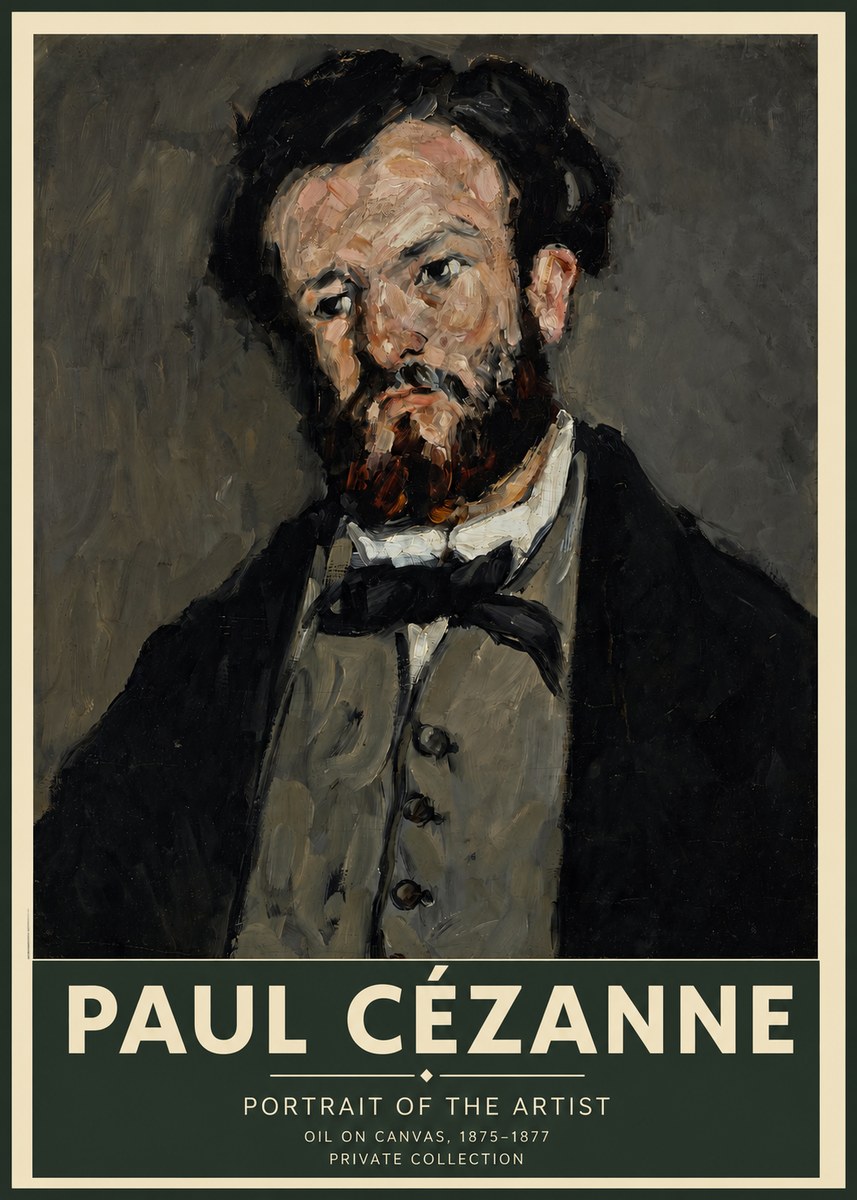 Paul Cézanne Portrait of the Artist I No2 - Poszter