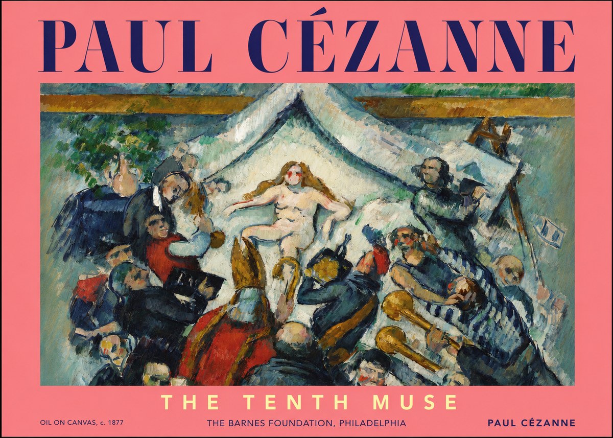 Paul Cézanne The Tenth Muse No2 - Poszter