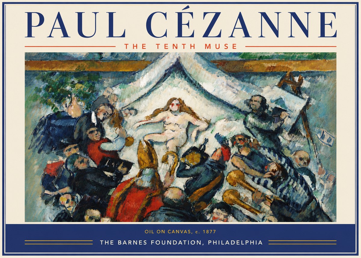 Paul Cézanne The Tenth Muse No6 - Poszter