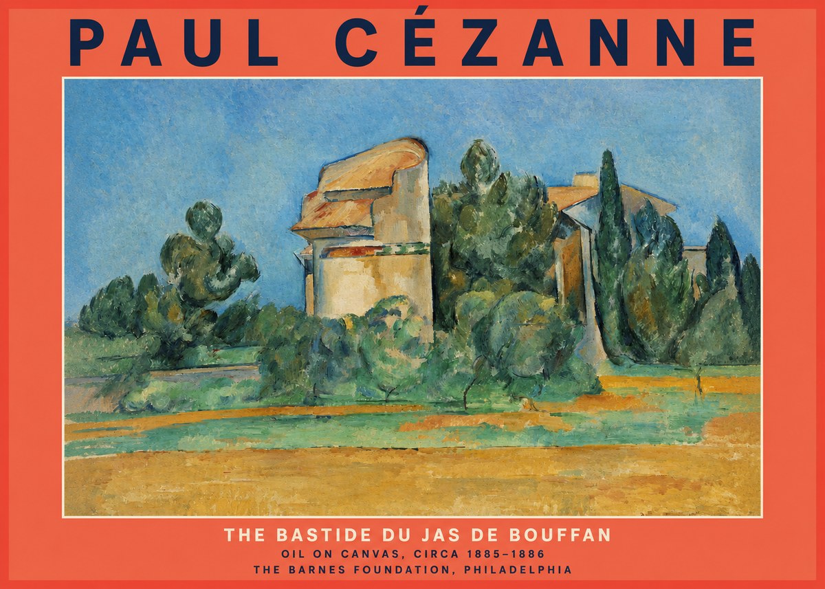 Paul Cézanne The Bastide Du Jas De Bouffan No2 - Poszter