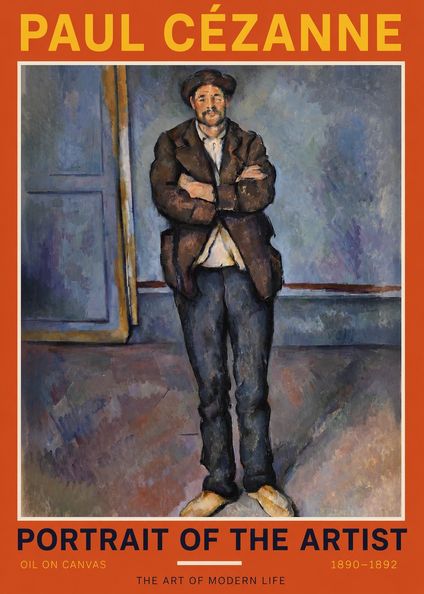 Paul Cézanne Portrait of the Artist II No2 - Poszter