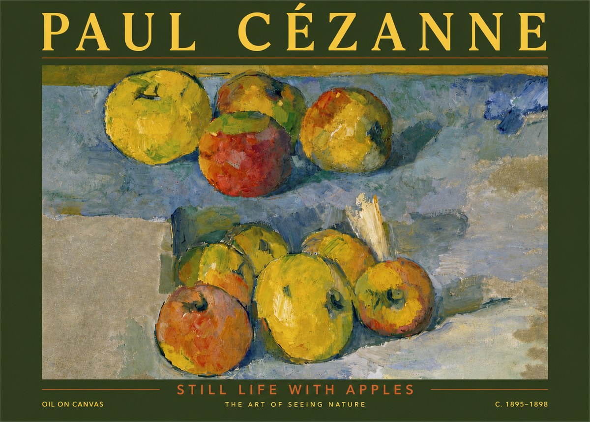 Paul Cézanne Still Life with Apples No5 - Poszter