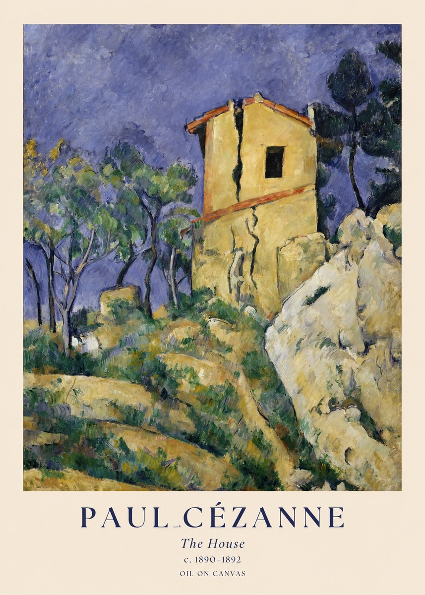 Paul Cézanne The House No1 - Poszter