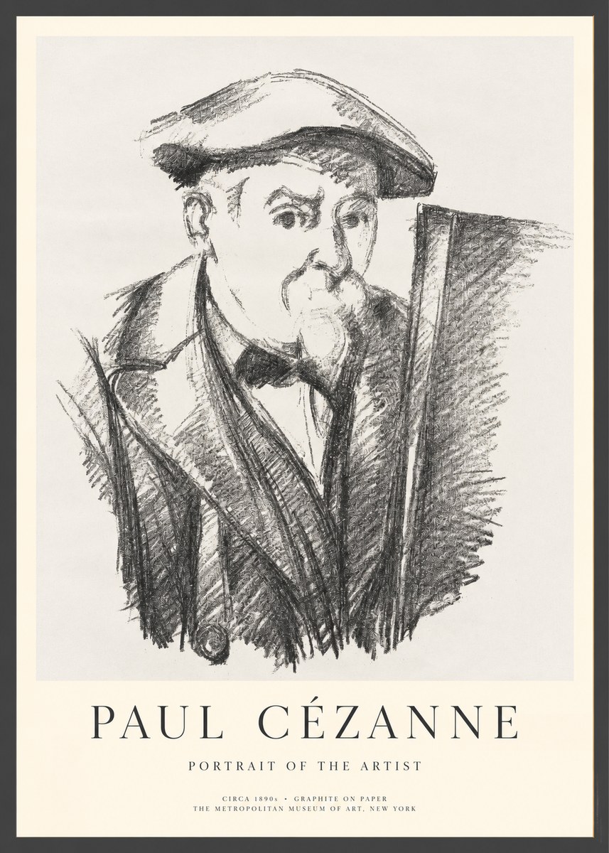 Paul Cézanne Portrait of the Artist III No1 - Poszter