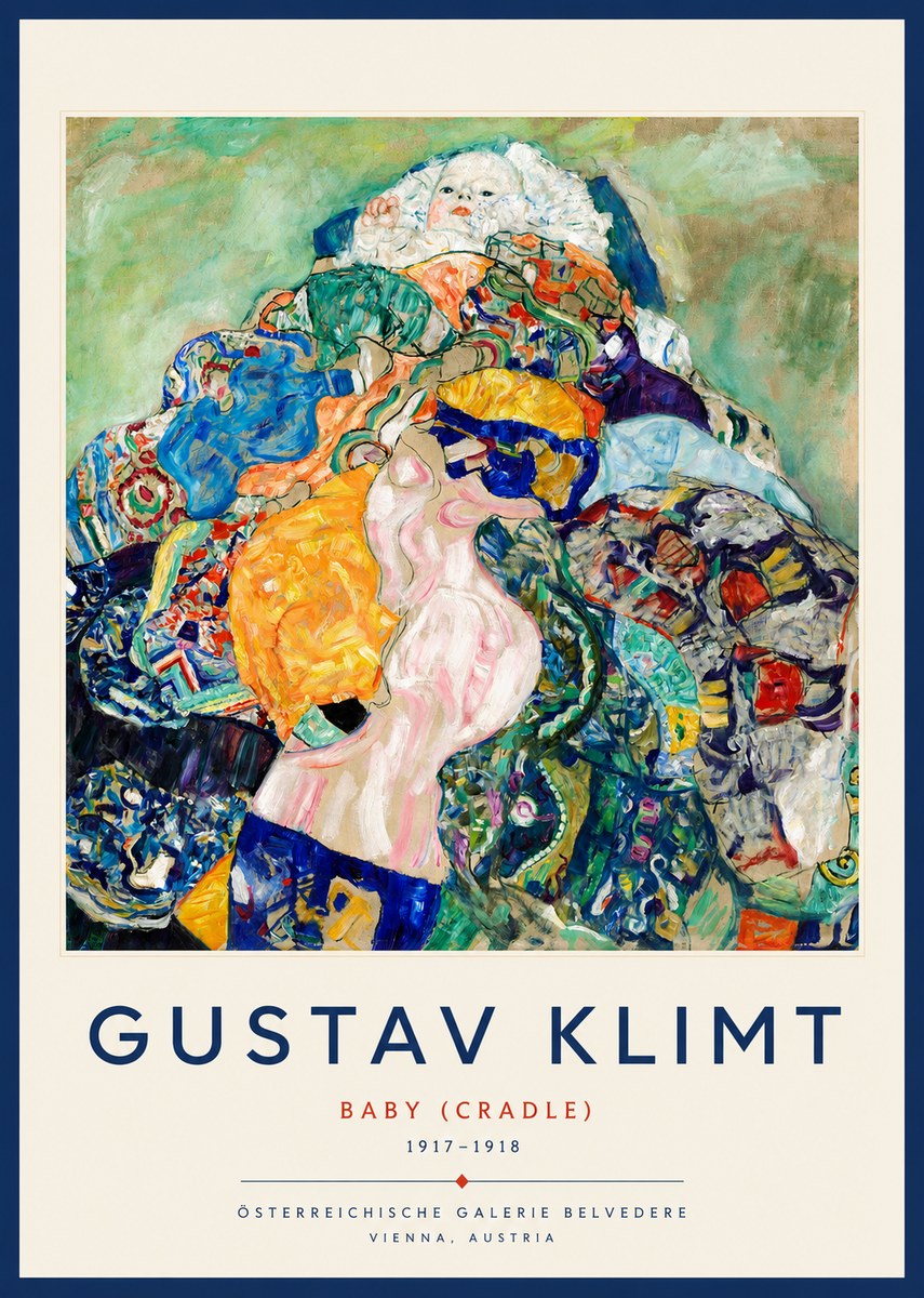 Klimt Baby (Cradle) No2 - Poszter