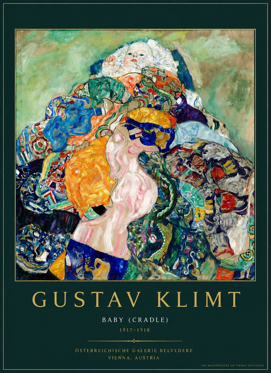 Klimt Baby (Cradle) No3 - Poszter