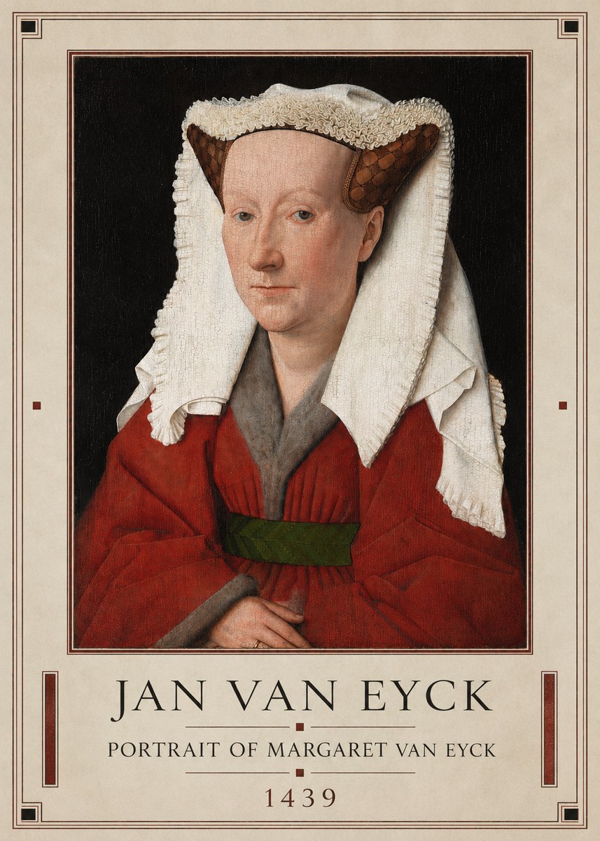 Jan van Eyck Portrait of Margaret Van Eyck II No1 - Poszter